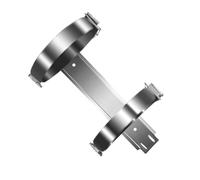 WOONEKY Wall-mount Fire Extinguisher Holder Iron Bracket Polished Surface Easy Installation Safe Secure Fire Extinguisher Mount for Home Office