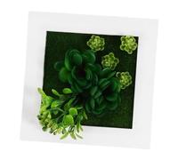 WOONEKY Wall Mounted Artificial Succulent Photo Frame Planter Realistic Faux Plant Holder Frame for Indoor Decor Space Saving Greenery Display with No Maintenance Required