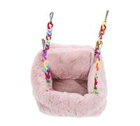 WOONEKY Warm Double Pet Cage Hammock for Guinea Pigs Chinchillas and Hamsters Cozy Hideaway Tent Sturdy Chain Hooks Included
