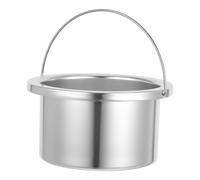 WOONEKY Wax Warmer Inner Pot Replacement for Hair Removal Machine Aluminum Wax Melting Bowl with Handle Efficient Heat Conductivity for Professional Salon Use