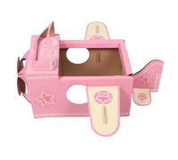 WOONEKY Wearable Airplane Costume DIY Cardboard for Playtime Interactive Rotating Fan Safe and Fun Dress Up Activity for Boys and Creative Cardboard Craft Project