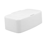 WOONEKY Wet Wipes Dispenser Box Plastic Tissue Holder Lid White Refillable Travel Infant Household Wipes Case for Living Room Bedroom Nursery