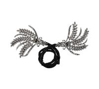 WOONEKY Wheat Hair Bun Maker Twisting Rod 1 Piece Gunmetal Color Lazy Curler for Long Thick Hair for Women