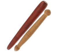 WOONEKY Wood Massage Rod Foot Massage Stick 5.3 Inch Acupressure and Reflexology Tool Lightweight Compact Shape Suitable for Skin Care at Home and Salon