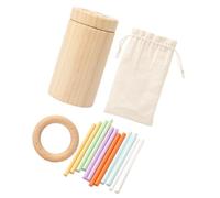 WOONEKY Wooden Balancing Sticks Educational for Improves Spatial Awareness and Problem-solving Skills Creative Sorting Blocks for Fine Motor Development and Confidence Building