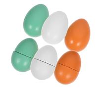WOONEKY Wooden Egg Cutting Set for Educational Cognitive with Stand for Interactive Play Safe and Craft Eggs for Kitchen Decoration and Birthday