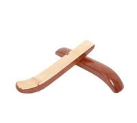 WOONEKY Wooden Office Chair Arm Replacement Pads Solid Wood Armrest Covers for Office and Wheelchair Ergonomic Design for Comfortable Sitting Stress Relief Arm Chair Pads