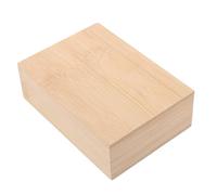 WOONEKY Wooden Playing Cards Storage Box with Sealed Lid and Anti-rust Rectangular Case for Poker Souvenirs Crafts Multi-purpose Organizer