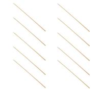 WOONEKY Wooden Puppet Control Sticks 10Pcs Solid Wood Poles for Shadow Puppetry and DIY Crafts with Sturdy Construction for Extended Use in Puppet Manipulation