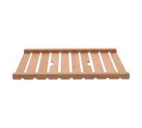 WOONEKY Wooden Spanish Cedar Cigar Tray Insert 8.78x6.22 Inch | Replacement Bottom Piece, Raised Edge Groove Channels, Home Display Use for Traditional Humidors