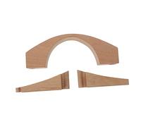 WOONEKY Wooden Train Track Bridge Expansion Accessory for Easy Assemble Railway for Boys and Creative Building Fun for Train Track Collections