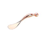 WOONEKY Zinc Alloy Eye Cream Spoon Rose Golden Eye Massage Tool for Fatigue Relief Circulation Boost Versatile Makeup Spoon for Skin Care Treatments