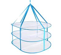 Woonsoon Large Folding Laundry Drying Rack, Clothes Drying Rack, Portable Sweater Drying Rack, Mesh Hanging air Dryer, Lay fold Flat Dry Hanger for Indoor Outdoor, Delicates, Towel, Socks,Swimsuit