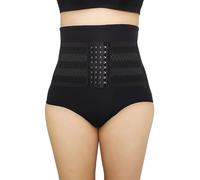 woooyea Postpartum C Section Compression Underwear Women High Waisted Tummy Control Panties, Black (Postpartum Briefs), 8