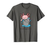 Wooper-Muper Mexican Salamander Afrowhead Cute Funny Kids T-Shirt