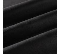 Wooqu PU Leather Book Cloth, Polyurethane Coated and Non-Woven Base, Leather-Like Look, Soft, 17x29”, for Book Binding, Nappa Grain, Black