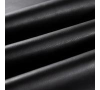 Wooqu PU Leather Book Cloth, Polyurethane Coated and Non-Woven Base, Leather-Like Look, Soft, 17x29”, for Book Binding, Casco Grain, Black