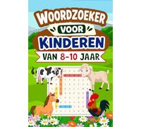 Woordzoeker Voor Kinderen Van 8-10 Jaar: Vergroot woordenschat met vrolijke dierenpuzzels van de boerderij