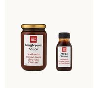 WOORI CHOPCHOP Korean Sauce Bundle Set - Spicy Yangnyeom (410g) & Mega Sauce (200g) - Authentic Flavours for Chicken, (Korean) BBQ & Marinades