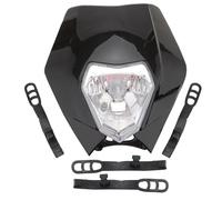 WOOSTAR 12V 35W Enduro Headlight S2 Halogen Bulb Replacement for Cagiva Elefant 125 CRF70 CRF125F Suzuki SX EXC XCF Supermoto Chinese ATV Scooter Pocket Dirt Bike Black
