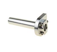 WOOSTAR 22mm 7/8" Throttle Handle Bar Adjustable Replacement for GY6 Moped 139QMB 157QMJ Silver