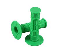 WOOSTAR 22mm Soft Rubber Hand Grips Twist Throttle Replacement for 49cc 50cc 80cc 125cc 150cc Dirt Bike Motocycle Green