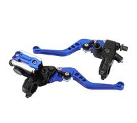 WOOSTAR 22mm Standard 7/8" CNC Adjustable Brake Clutch Master Cylinder Lever Set Replacement for Majesty T3 T5 T6 Motorcycle Dirt Pit Bike Scooter ATV Blue