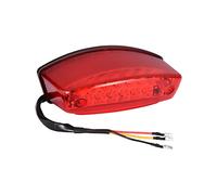 WOOSTAR 3 Wire Rear Brake LED Tail Light Replacement for 50cc 70cc 90cc 110cc 125cc 150cc Motorcycle Scooter Dirt Pit Bike Off-Road ATV 4 Wheeler Quad Red