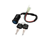 WOOSTAR 4 Pin Ignition Key Switch Set Replacement for Chinese 50cc 70cc 90cc 110cc 125cc Scooter ATV Dirt Pocket Bike Go Kart