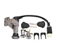 WOOSTAR 4 Wire Ignition Key Switch Assembly Replacement for GY6 49cc 50cc Taotao Scooter Moped Jonway 50QT-21