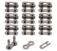 WOOSTAR 428 Chain Master Link Replacement for 110cc 125cc 150cc 200cc 250cc Chinese ATV 4 Wheeler Quad Pocket Bike Buggy Pack of 10
