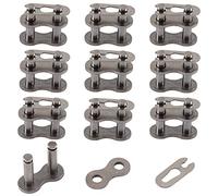 WOOSTAR 428H Chain Master Link Replacement for 110cc 125cc 150cc 200cc 250cc Chinese ATV 4 Wheeler Quad Pocket Bike Buggy Pack of 10