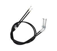 WOOSTAR 50.4" Brake Cable with Adjuster Replacement for 50cc 70cc 90cc 110cc 125cc ATV 4 Wheeler Quad Pack of 2