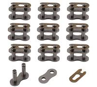 WOOSTAR 530 Chain Master Link Replacement for 110cc 125cc 150cc 200cc 250cc Chinese ATV 4 Wheeler Quad Pocket Bike Buggy Pack of 10