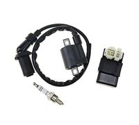 WOOSTAR 6 Pin Ignition Coil with CDI with A7TC Spark Plug Replacement for GY6 50cc 150cc ATV Dirt Bike Scooter