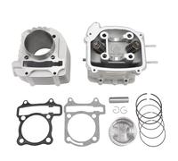 WOOSTAR 62.5mm Big Bore Complete Cylinder and Cylinder Head Rebuild Kit Replacement for 4 Stroke GY6 170cc 180cc 200cc 1P63QML Engine Chinese ATV Quad 4 Wheeler Go Kart Scooter