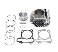 WOOSTAR 62.5mm Big Bore Complete Cylinder Head with Piston Kit Replacement for 4 Stroke GY6 170cc 180cc 200cc 1P63QML Engine Chinese ATV Quad 4 Wheeler Go Kart Scooter