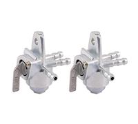 WOOSTAR 6mm Inline Fuel Valve Petcock Gas Tank Cut-Off Selector Switch 3 Way Replacement for Dirt Pit Bike ATV 4 Wheeler Quad Pack of 2