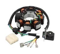 WOOSTAR 8 Coil 6 Wire Magneto Stator Replacement for 4 Stroke CG CB 150cc 200cc 250cc 165FMM 166FMM Engine TTR250 Dirt Pit Bike Motorcycle