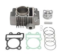 WOOSTAR Big Bore Complete Cylinder Head with Piston Kit Replacement for YX160 160cc Engine Pit Dirt Bike