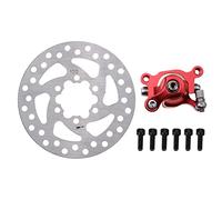 WOOSTAR Brake Caliper with 120mm Disc Brake Rotor Replacement for MBX10 MBX11 47cc 49cc E-Bike Mountain Bike Sport Bike Pocket Bike Go Kart Moped Scooter