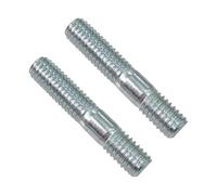 WOOSTAR Exhaust Stud Replacement for 50cc 70cc 90cc 110cc 125cc 150cc Chinese Dirt Pit Bike ATV 4 Wheeler Quad Go Kart Pack of 2