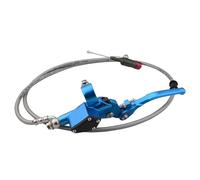 WOOSTAR Hydraulic Clutch Master Cylinder Lever with Fuel Hose with Brake Pump Replacement for Suzuki 125cc 150cc 180cc 200cc 250cc Vertical Engine Motorcycle Pocket Bike Pit Dirt Bike ATV Quad Blue