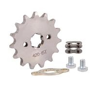 WOOSTAR Motorcycle 420-15T Front Sprocket 17mm Replacement for 50cc 70cc 90cc 110cc 125cc Dirt Pit Bike Mini Bike ATV 4 Wheeler Moped