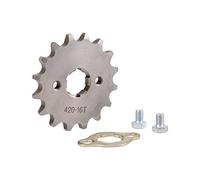 WOOSTAR Motorcycle 420-16T Front Sprocket 17mm Replacement for 50cc 70cc 90cc 110cc 125cc Dirt Pit Bike Mini Bike ATV 4 Wheeler Moped