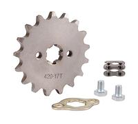 WOOSTAR Motorcycle 420-17T Front Sprocket 17mm Replacement for 50cc 70cc 90cc 110cc 125cc Dirt Pit Bike Mini Bike ATV 4 Wheeler Moped