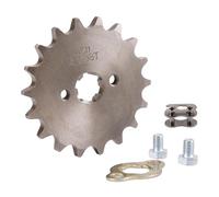 WOOSTAR Motorcycle 420-18T Front Sprocket 17mm Replacement for 50cc 70cc 90cc 110cc 125cc Dirt Pit Bike Mini Bike ATV 4 Wheeler Moped
