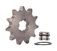 WOOSTAR Motorcycle 428-11T Front Sprocket 17mm Replacement for 50cc 70cc 90cc 110cc 125cc Dirt Pit Bike Mini Bike ATV 4 Wheeler Moped