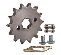 WOOSTAR Motorcycle 428-14T Front Sprocket 17mm for 50cc 70cc 90cc 110cc 125cc Dirt Pit Bike Mini Bike ATV 4 Wheeler Moped