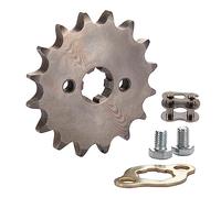 WOOSTAR Motorcycle 428-16T Front Sprocket 17mm Replacement for 50cc 70cc 90cc 110cc 125cc Dirt Pit Bike Mini Bike ATV 4 Wheeler Moped